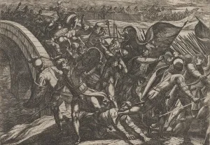 Plate 27: The Dutch During a Surprise Attack of the Roman Camp on the Moselle