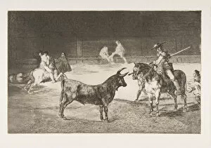 Bullfight Gallery: Plate 27 from the Tauromaquia : The celebrated picador, Fernando del Toro