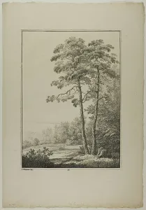Blatt Baum Und Landschafts Studien Prints: Plate 28 from Blatt Baum und Landschafts Studien, c.1810. Creator: Lorenz Ekemann Alesson