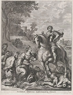 Plate 29: Germany conquered by Drusus; from Guillielmus Becanus's 'Serenissimi Principis F..., 1636