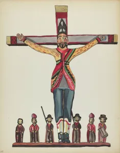 Plate 29: Saint Acacius: From Portfolio Spanish Colonial Designs of New Mexico, 1935 / 1942. Creator: Unknown