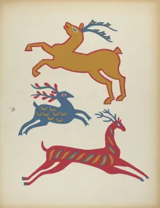 Plate 3: From Portfolio Folk Art of Rural Pennsylvania, c. 1939. Creator: Unknown