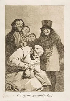 Laughter Gallery: Plate 30 from Los Caprichos : Why hide them? (Porque esconderlos?), 1799