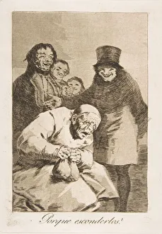 Miserly Prints: Plate 30 from Los Caprichos : Why hide them? (Porque esconderlos?), 1799