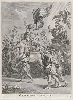 Plate 31: The triumph of Scipio Africanus; from Guillielmus Becanus's Serenissimi Princip... 1636