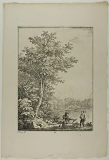 Blatt Baum Und Landschafts Studien Prints: Plate 34 from Blatt Baum und Landschafts Studien, c.1810. Creator: Lorenz Ekemann Alesson