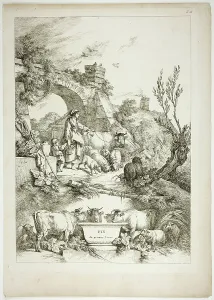 Huet Jean Baptiste I Prints: Plate 36 of 38 from Oeuvres de J. B. Huet, 1796–99. Creator: Jean Baptiste Marie Huet