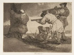 Barbarian Prints: Plate 38 from The Disasters of War (Los Desastres de La Guerra): Barba