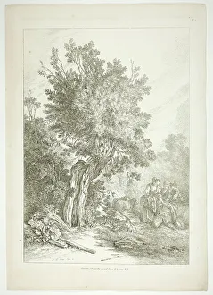 Huet Jean Baptiste I Prints: Plate Five of 38 from Oeuvres de J. B. Huet, 1796–99. Creator: Jean Baptiste Marie Huet