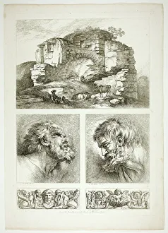 Huet Jean Baptiste I Prints: Plate Ten of 38 from Oeuvres de J. B. Huet, 1796–99. Creator: Jean Baptiste Marie Huet