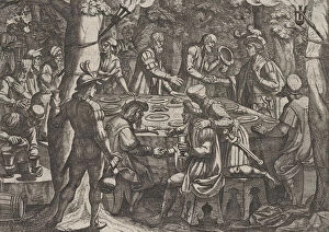 Civilis Gallery: Plate 4: Civilis tells the Dutch Elders that They are Being Treated Like Slaves by the
