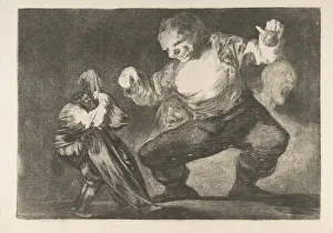 Giant Collection: Plate 4 from the Disparates : Simpleton, ca. 1816-23 (published between 1854-63)