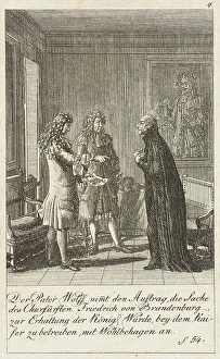 Frederick Iii Prints: Plate 4 for History of Brandenburg for 1793, 1792. Creator: Daniel Nikolaus Chodowiecki