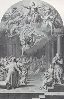 Bartolomeo Crivellari Gallery: Plate 40: the division of the elect from the reprobate, 1756