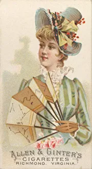 Schumacher And Prints: Plate 40, from the Fans of the Period series (N7) for Allen &amp