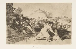 Disasters Of War Prints: Plate 44 from The Disasters of War (Los Desastres de la Guerra): I saw