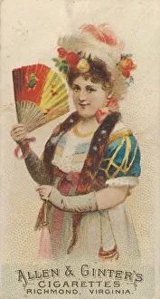 Schumacher And Prints: Plate 46, from the Fans of the Period series (N7) for Allen &amp