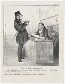 Stocks And Shares Prints: Plate 47: L'agent de change