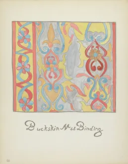 Plate 48: Buckskin Design: From Portfolio Spanish Colonial Designs of New Mexico, 1935 / 1942. Creator: Unknown