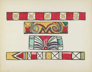 Screenprint Prints: Plate 49: Miscellaneous Design: From Portfolio Spanish Colonial Designs of New Mexico