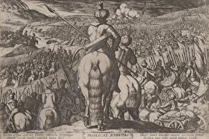 Israelites Gallery: Plate 5: The Defeat of the Ethiopians, from The Battles of the Old Testament... ca