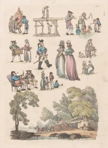 Plate 5, Outlines of Figures, Landscapes and Cattle... for the Use of Learners, Ju