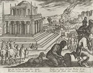 Dividers Gallery: Plate 5: The Tomb of Mausolus, from The Seven Wonders of The World, 1608