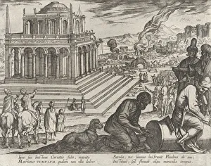 Plate 5: The Tomb of Mausolus, from The Seven Wonders of The World, 1608 Plate 5: The Tomb of Mausolus, from The Seven Wonders of The World, 1608