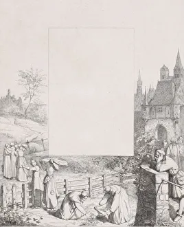 Plate 5: women collecting plants and carrying them over their heads Plate 5: women collecting plants and carrying them over their heads