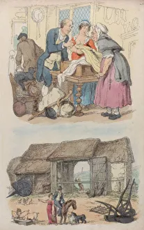 Harrow Prints: Plate 5, from World in Miniature, 1816. 1816. Creator: Thomas Rowlandson