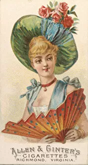 Blonde Collection: Plate 50, from the Fans of the Period series (N7) for Allen &