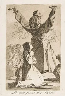 Habit Gallery: Plate 52 from Los Caprichos : What a tailor can do! (Lo que puede un Sastre!), 1799