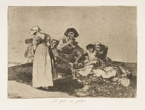 Starving Collection: Plate 55 from The Disasters of War (Los Desastres de la Guerra): Th