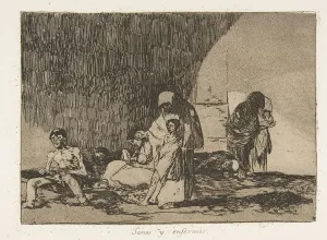 Starving Collection: Plate 57 from The Disasters of War (Los Desastres de la Guerra): Th