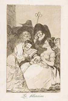 Relationship Gallery: Plate 57 from Los Caprichos : The filiation (La filiacion.), 1799