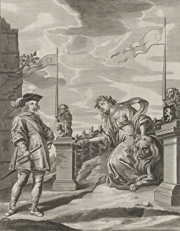 Plate 6: Ferdinand receiving the keys to the city of Ghent