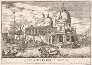 Plate 61: View of the customs house (Dogana da Mar) at the confluence of the Grand Canal