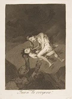Foolish Prints: Plate 62 from Los Caprichos : Who would have thought it? (Quien lo creyera!), 1799