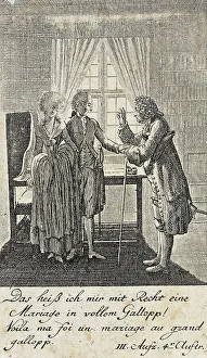 Chodowiecke Daniel Nikolaus Prints: Plate 7 for C. L. Bretzner's The Marriage Broker