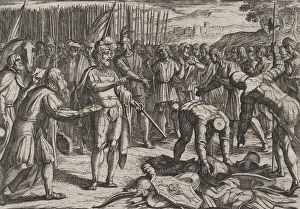 Images Dated 5th November 2020: Plate 7: German Envoys Visit Civilis, from The War of the Romans Against the Batavians