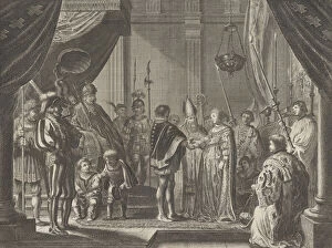 Caspar Van Gallery: Plate 7: The Marriage of Francisco I de Medici and Johanna of Austria