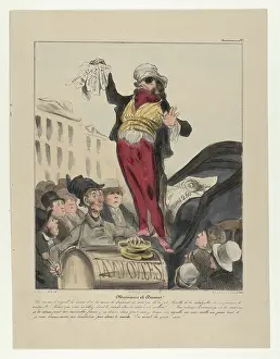 Investment Prints: Plate 7: Messieurs et Dames!, 1838. Creator: Honore Daumier