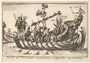 Oarsman Collection: Plate 7: Peleo et Talamone Argonauti condotti da Tetide