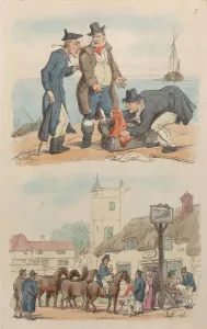 World In Miniature Prints: Plate 7, from World in Miniature, 1816. 1816. Creator: Thomas Rowlandson