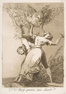 Arranged Marriage Gallery: Plate 75 from Los Caprichos : Is there no one to untie us
