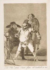 Underwear Collection: Plate 76 from Los Caprichos : You understand?... well, as I say