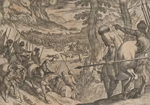 Plate 8: Alexander Encircling the Enemy Troops with Fire