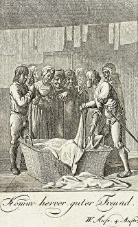 Plate 8 for Shakespeare's Macbeth, 1784. Creator: Daniel Nikolaus Chodowiecki