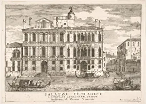 Plate 85: View of the Contarini Palace in Campo San Trovaso, Venice, 1703 Plate 85: View of the Contarini Palace in Campo San Trovaso, Venice, 1703