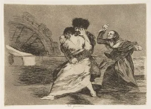Harassing Prints: Plate 9 from The Disasters of War (Los Desastres de la Guerra): They d